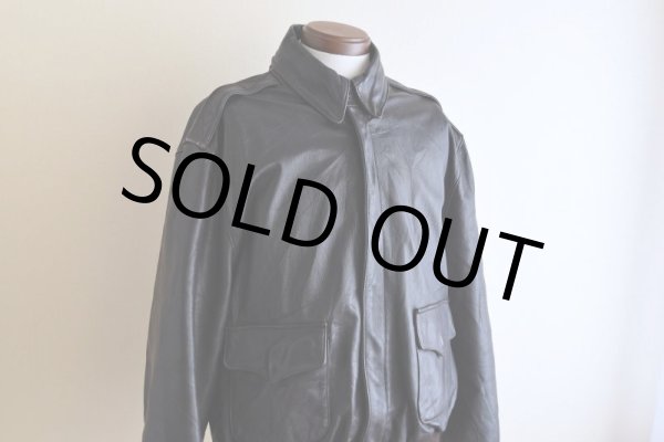 画像6: 1980s PROTECH INC A-2フライトレザージャケット　 "MADE IN USA"　 表記44  (6)