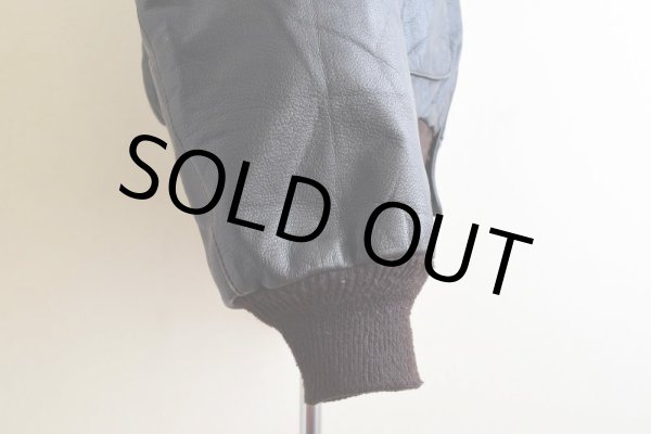 画像15: 1980s PROTECH INC A-2フライトレザージャケット　 "MADE IN USA"　 表記44  (15)