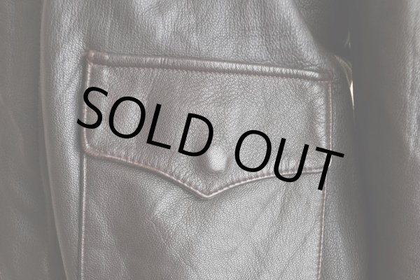 画像13: 1980s PROTECH INC A-2フライトレザージャケット　 "MADE IN USA"　 表記44  (13)