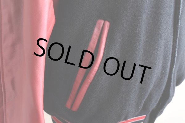 画像11: 1990s RENNOC 袖レザースタジャン　 "MADE IN USA"　 表記L  (11)