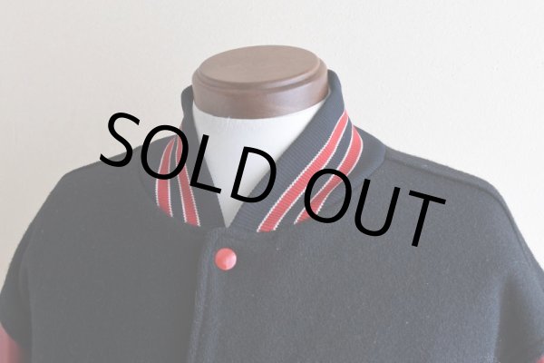 画像9: 1990s RENNOC 袖レザースタジャン　 "MADE IN USA"　 表記L  (9)