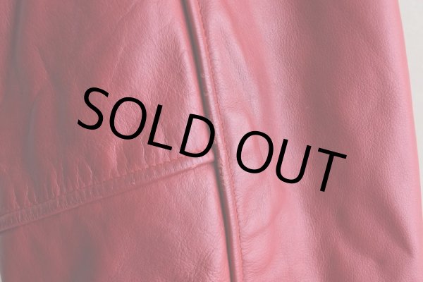 画像17: 1990s RENNOC 袖レザースタジャン　 "MADE IN USA"　 表記L  (17)