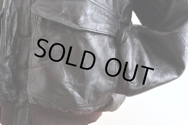 画像16: 1990s L.L.Bean A-2 TYPE レザージャケット  "MADE IN USA"  表記XXL-TALL  (16)