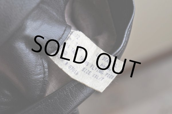 画像15: 1990s L.L.Bean A-2 TYPE レザージャケット  "MADE IN USA"  表記XXL-TALL  (15)