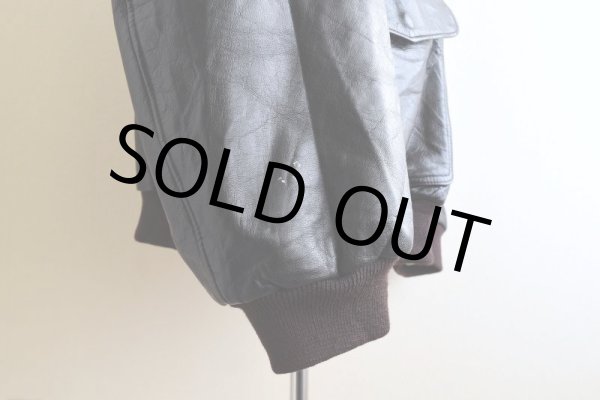 画像17: 1990s L.L.Bean A-2 TYPE レザージャケット  "MADE IN USA"  表記XXL-TALL  (17)