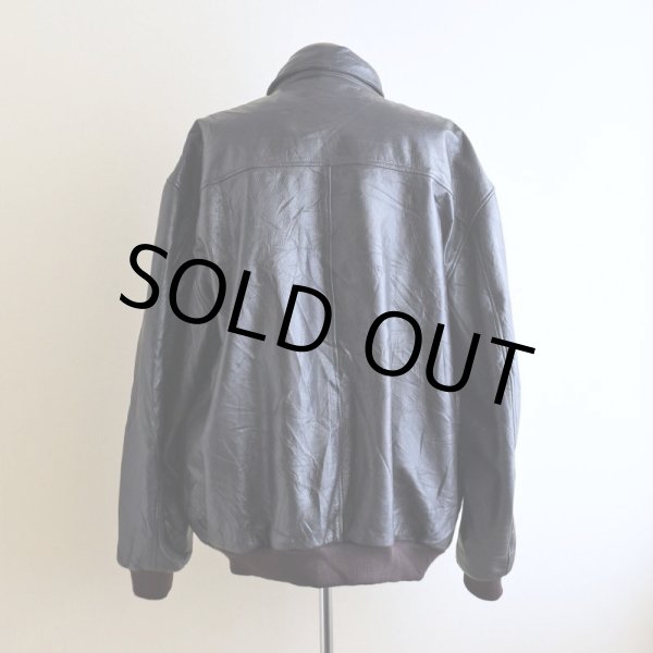 画像3: 1990s L.L.Bean A-2 TYPE レザージャケット  "MADE IN USA"  表記XXL-TALL  (3)