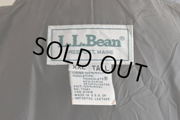 画像6: 1990s L.L.Bean A-2 TYPE レザージャケット  "MADE IN USA"  表記XXL-TALL  (6)