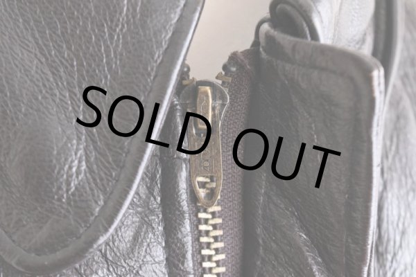 画像10: 1990s L.L.Bean A-2 TYPE レザージャケット  "MADE IN USA"  表記XXL-TALL  (10)