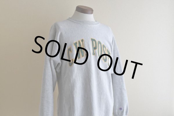 画像7: 1980s Champion リバースウィーブスウェット  "C.W.POST"  表記L  (7)