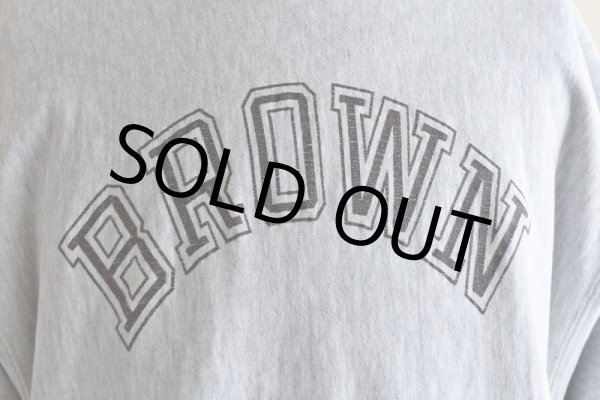 画像9: 1980s Champion リバースウィーブスウェット  "BROWN"  表記XL  (9)