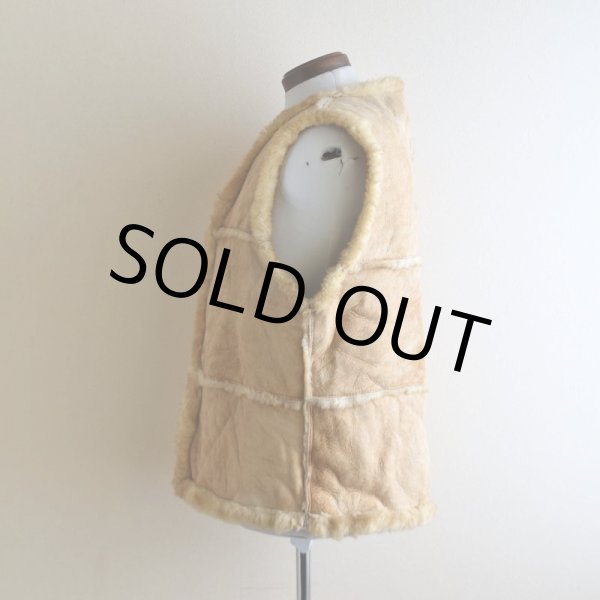 画像4: 1980s Sportsman Mfg Co. シープスキンベスト　 表記M  (4)