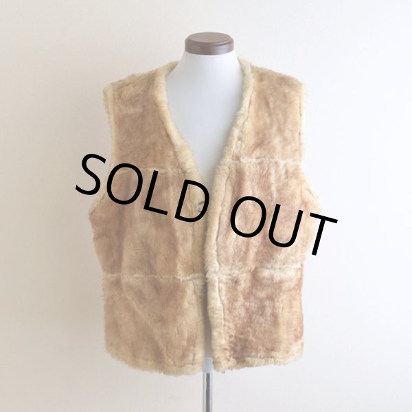 画像5: 1980s Sportsman Mfg Co. シープスキンベスト　 表記M  (5)