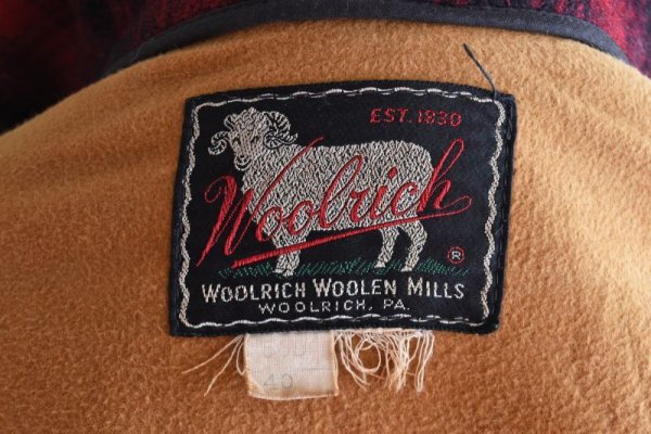 画像6: 1950-60s Woolrich 503ハンティングコート  表記40  (6)