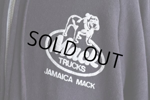 画像12: 1970-80s MACK TRUCKS 裏サーマルフルジップパーカー　 表記XL  (12)