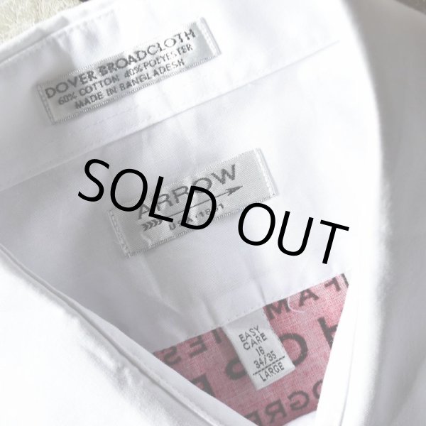 画像5: 2000s ARROW オバマ大統領柄ホワイトシャツ　 表記L  (5)