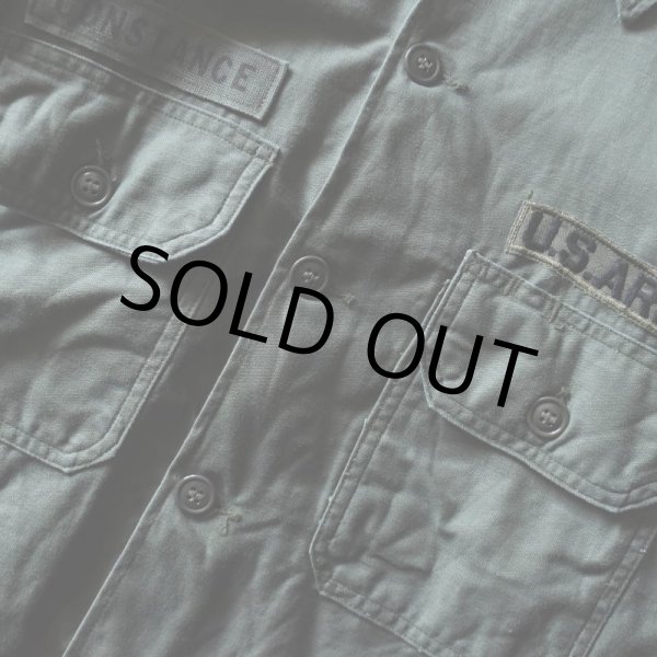 画像3: 1960s US.ARMY OG107 ユーティリティシャツ  "2nd MODEL"  実寸SM  (3)