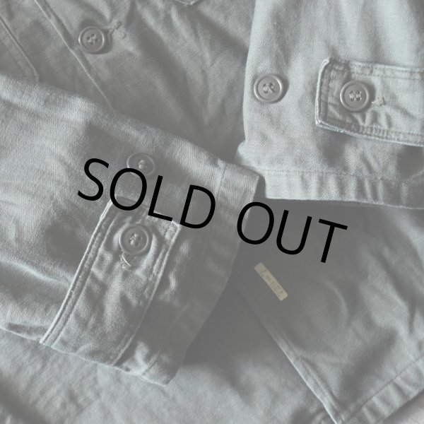 画像4: 1960s US.ARMY OG107 ユーティリティシャツ  "2nd MODEL"  実寸SM  (4)