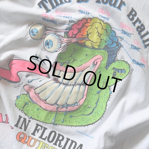 画像3: 1990s THIS IS YOUR BRAIN Tシャツ　 "MADE IN USA"　 表記L  (3)