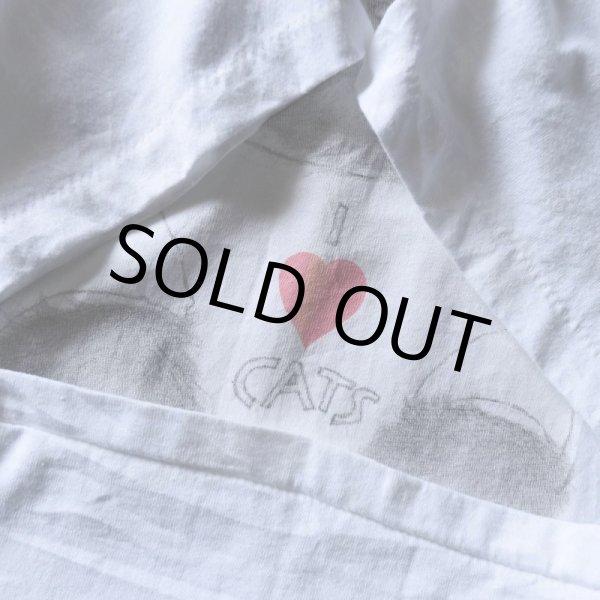 画像6: 1990s I ♡ CATS Tシャツ　 表記L  (6)