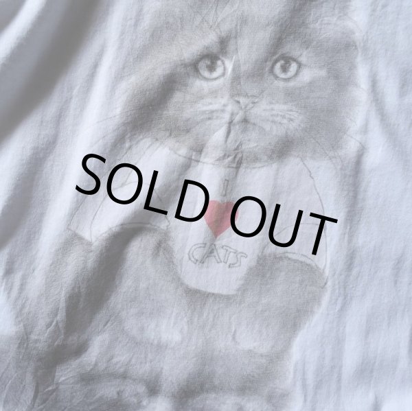 画像4: 1990s I ♡ CATS Tシャツ　 表記L  (4)
