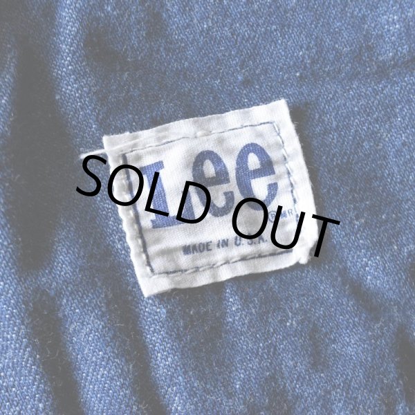 画像2: 1970s Lee デニムペインターパンツ  "ONE WASH"  実寸W36  (2)