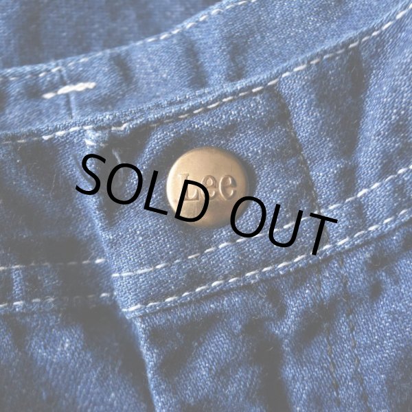 画像3: 1970s Lee デニムペインターパンツ  "ONE WASH"  実寸W36  (3)