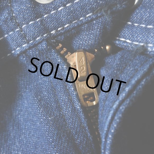 画像4: 1970s Lee デニムペインターパンツ  "ONE WASH"  実寸W36  (4)