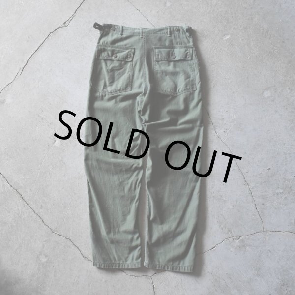 画像3: 1960s US.ARMY コットンベイカーパンツ  "初期型"  表記34×33  (3)