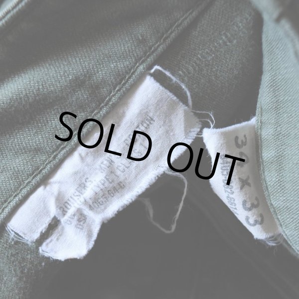 画像4: 1960s US.ARMY コットンベイカーパンツ  "初期型"  表記34×33  (4)