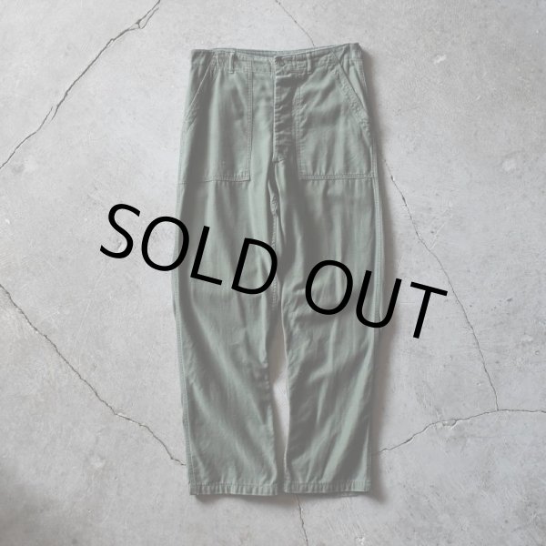 画像2: 1960s US.ARMY コットンベイカーパンツ  "初期型"  表記34×33  (2)