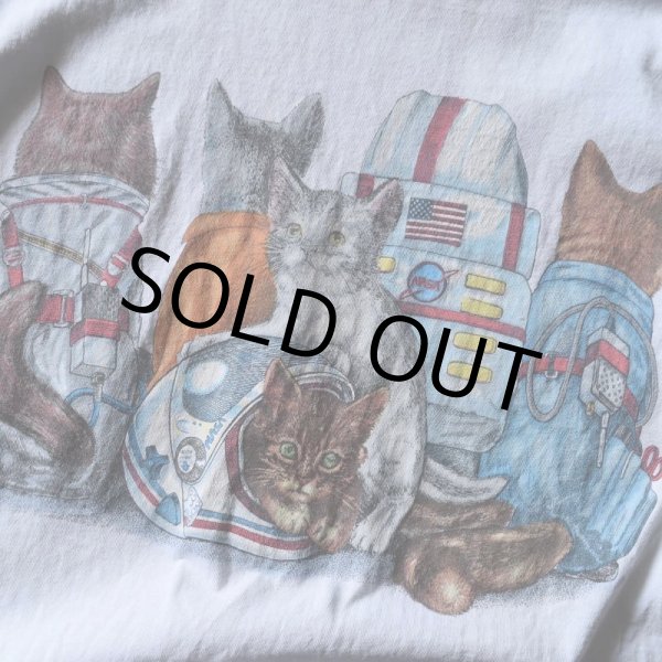 画像6: NASA HEADQUARTERS "ねご" 両面プリントTシャツ　 表記L  (6)