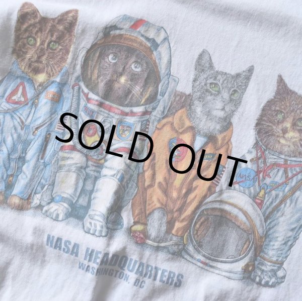 画像5: NASA HEADQUARTERS "ねご" 両面プリントTシャツ　 表記L  (5)