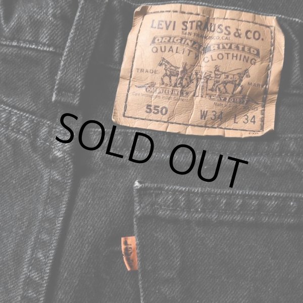 画像2: 1990s Levi's 550ブラック /オレンジタブ  "MADE IN USA"  表記W34 L34  (2)