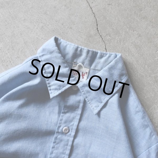 画像2: 1980s OUR BES シャンブレーシャツ  表記M  (2)