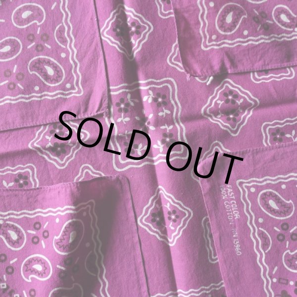 画像3: 1960-70s FAST COLOR クッキー柄バンダナ　 "RN13960/MADE IN USA"  (3)