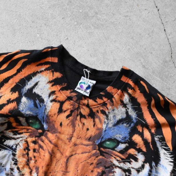 画像3: 1990s LIQUID BLUE タイガーTシャツ　 "MADE IN USA"　 表記XXL  (3)
