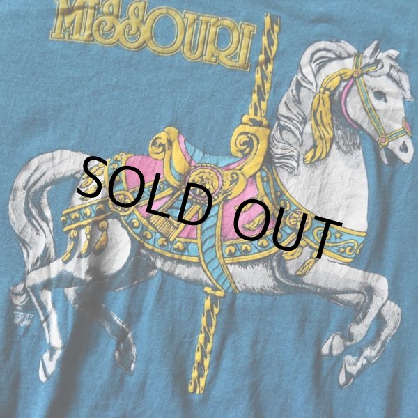 画像4: 1990s MISSOURI 回転木馬Tシャツ　 "MADE IN USA"　 表記L  (4)
