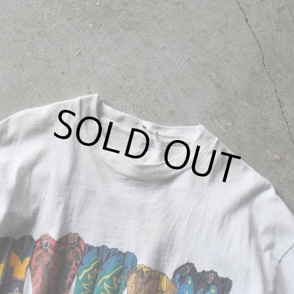 画像2: 1990s COWBOY BOOTS アートTシャツ　 "MADE IN USA"　 表記XL  (2)