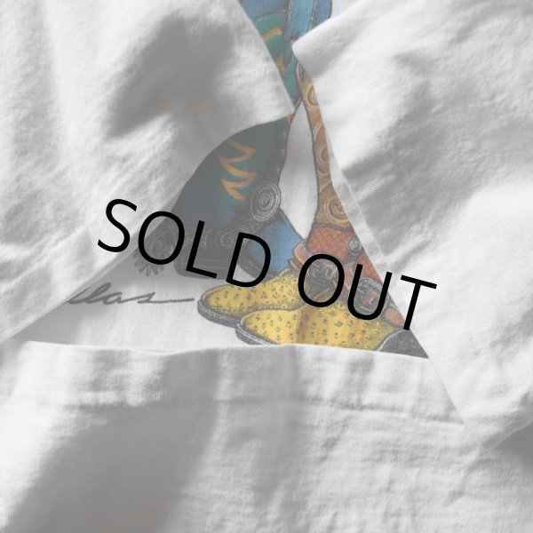 画像5: 1990s COWBOY BOOTS アートTシャツ　 "MADE IN USA"　 表記XL  (5)