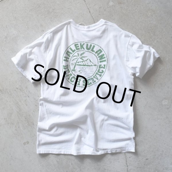 画像2: 1970s HALEKULANI BEACH SERVICE Tシャツ  "MADE IN USA"  表記L  (2)