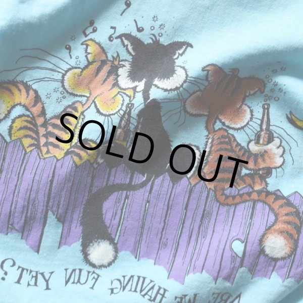 画像5: 1980s ARE WE HAVING FUN YET？ ねごTシャツ　 "MADE IN USA"　 表記M  (5)