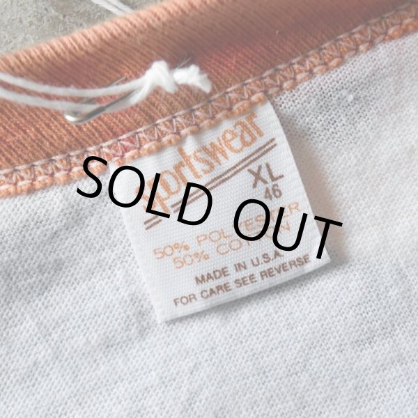 画像4: 1970s〜 CORNNUTS リンガーTシャツ　 "MADE IN USA"　 表記XL  (4)