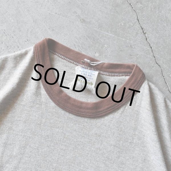 画像2: 1980s 杢リンガーTシャツ　 "MADE IN USA"　 表記L  (2)