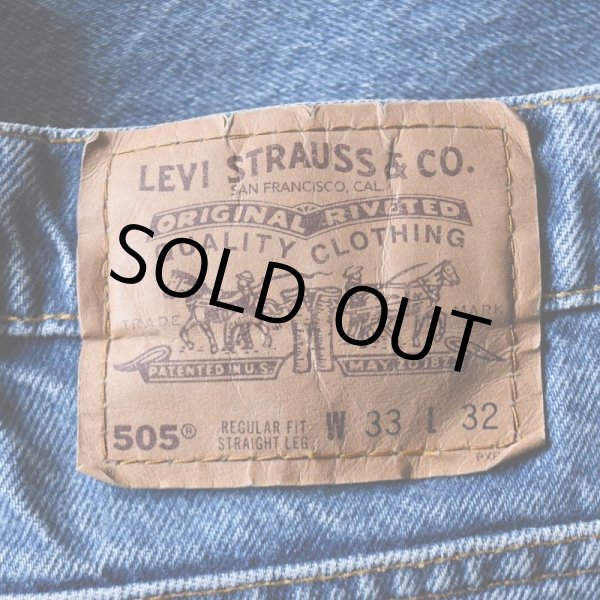 画像2: 1990s Levi's 505　 表記W33 L32  (2)