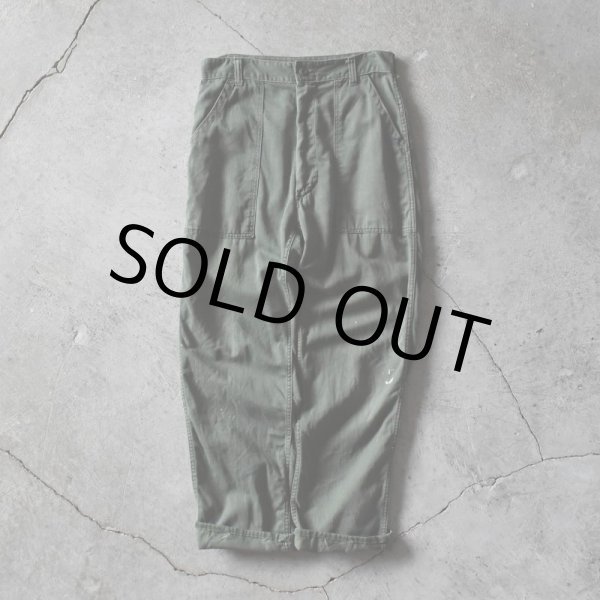 画像8: 1960-70s 民間コットンベイカーパンツ  実寸W30  (8)