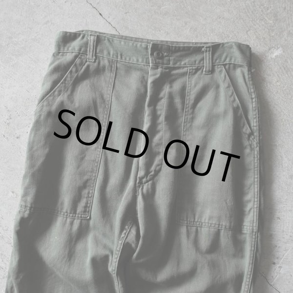 画像2: 1960-70s 民間コットンベイカーパンツ  実寸W30  (2)