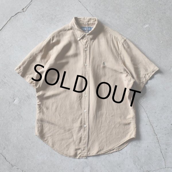 画像1: Ralph Lauren リネンシャツ　 表記L  (1)