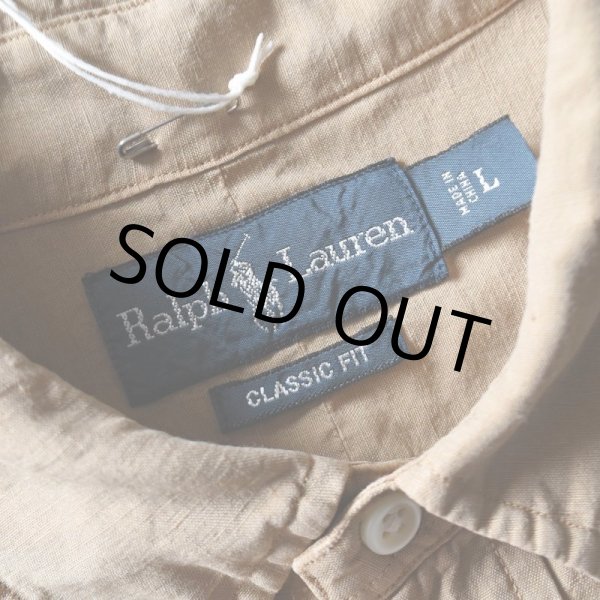 画像4: Ralph Lauren リネンシャツ　 表記L  (4)