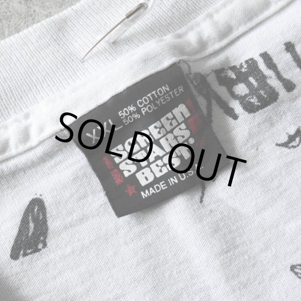 画像4: 1990s MOSQUITO Got Ya! 総柄Tシャツ  "MADE IN USA"  表記XXL  (4)