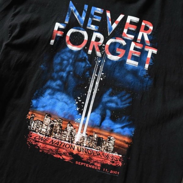 画像5: NEVER FORGET 9.11追悼Tシャツ　 "MADE IN USA"　 表記XL  (5)